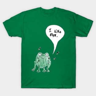 The Frog Says I Like Flies T-Shirt